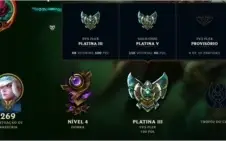 Conta Platina III flex, V na solo/duo 36 skins