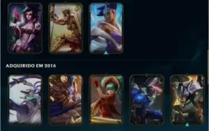 Conta Platina III flex, V na solo/duo 36 skins