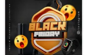 Black Friday dos Templates Editáveis no Canva!