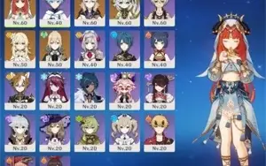Nilou C1+Nahida+Albedo+Jean