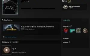 Conta de steam/cs go