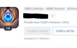 CONTA  QUENTE DE LOL MUITA SKIN