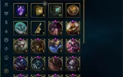 CONTA  QUENTE DE LOL MUITA SKIN