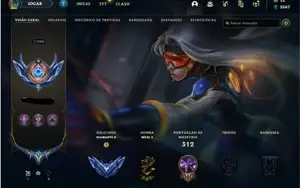 CONTA  QUENTE DE LOL MUITA SKIN