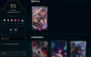 Ouro, 25 Skins, Mitica, Lendárias, 14K Ea, Honra 4, 76 Champ