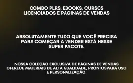 Combo Plrs Ebooks E Páginas De Vendas
