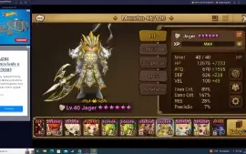 Conta Summoners War !! Lv 50 > Nat5 Ld Jager