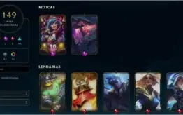 CONTA D4 TODOS OS CAMPEÕES 149 SKIN PREÇO BAIXO VENDA RAPIDA
