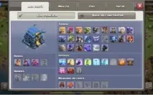 Conta clash cv12 bem upada