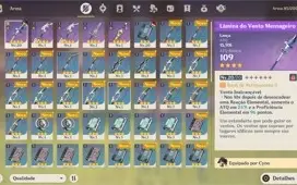 Genshin Impact Reroll com Cyno e Lança do evento