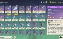 Conta genshin, Albedo+ personagens 4 estrelas AR 22