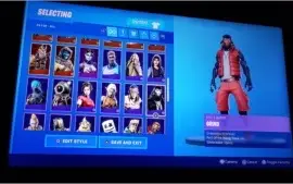CONTA/FORTNITE/PC/+50/SKINS/PASSE 5 AO 9/+1000VBUC