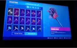CONTA/FORTNITE/PC/+50/SKINS/PASSE 5 AO 9/+1000VBUC
