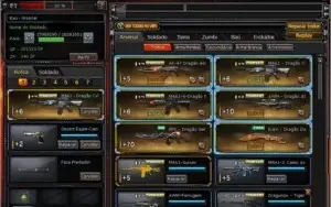 Conta crossfire 3 estrelas,6 vips,bonecos de Zp,armas de GP