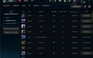 Esmeralda 4 com 40 Champs e 3 Skins + 1 Fragmento