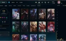 CONTA MMR ALTO 💎ERA DIAMANTE 1💎 34 skins/mitica e ultimate