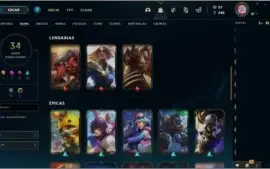 CONTA MMR ALTO 💎ERA DIAMANTE 1💎 34 skins/mitica e ultimate