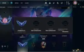 CONTA MMR ALTO 💎ERA DIAMANTE 1💎 34 skins/mitica e ultimate
