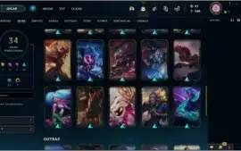 CONTA MMR ALTO 💎ERA DIAMANTE 1💎 34 skins/mitica e ultimate