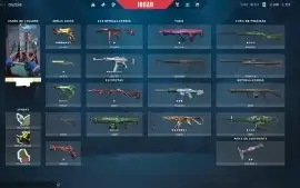 CONTA VALORANT MUITAS SKINS