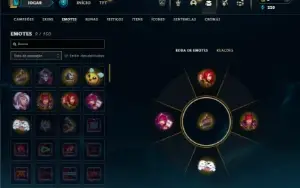 Ouro 2 com 42 Champs e 5 Skins