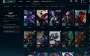 Conta LOL Gold 4, muitas skins, 140 icones, email de criação