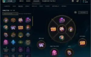 Conta LOL Gold 4, muitas skins, 140 icones, email de criação