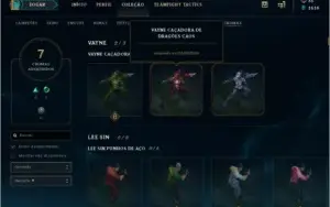 Conta LOL Gold 4, muitas skins, 140 icones, email de criação