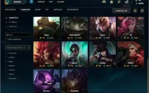 Conta prata 1 com 135 champs e 153 skins ( NIVEL 440 )