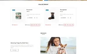 Pater Tema Responsivo Shopify 2.0 PetShop Ração Site WP
