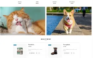 Pater Tema Responsivo Shopify 2.0 PetShop Ração Site WP