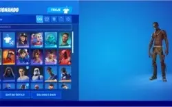 Conta Fortinite com Skin Travis Scott e Jordan Brand