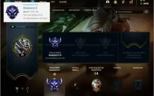 Conta diamante 4 com 3 skins e 25 champs ( 61% de Winrate)