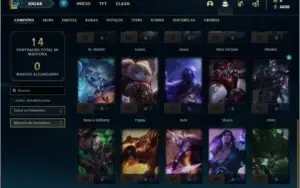 Conta diamante 4 com 3 skins e 25 champs ( 61% de Winrate)