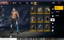 Conta de Free Fire com 2 angelicais e kobra