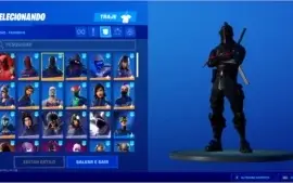 Fortnite Cavaleiro Negro - Ikonik - Muitas Skins