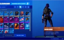 Fortnite Cavaleiro Negro - Ikonik - Muitas Skins