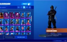 Fortnite Cavaleiro Negro - Ikonik - Muitas Skins