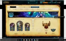 +94 champs +35 skins Gold 4 +8K de ip +7 paginas de runas