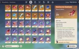 GENSHIN IMPACT NA AR 42 FULL STAMINA - CONTA BEM INVESTIDA
