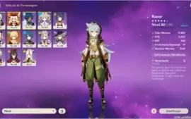 GENSHIN IMPACT NA AR 42 FULL STAMINA - CONTA BEM INVESTIDA