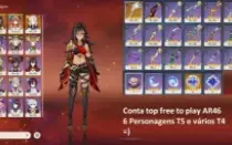 ⭐AR 46 Dehya, Nilou, Childe, Albedo, Diluc, Keqing +Arma T5⭐