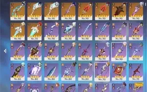 15 PERSONAGENS T5 AYAKA,GANYU,HUTAO,KAZUHA + 10 ARMAS T5