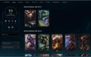 CONTA EX DIAMANTE LOL