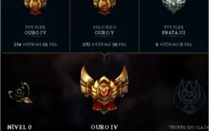 Conta LoL (lvl 162