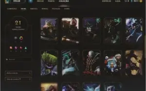 Conta platina 2 lvl 39 + 55 champ + 21 skins