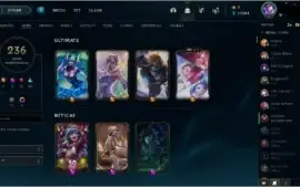 Conta lol 236 skins