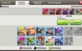 Conta de clash of clans