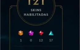 Conta com 121 skins + md10 virgem + 20k de EA pra mudar nick