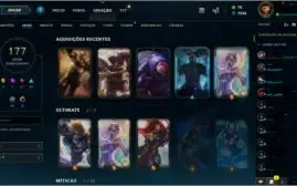CONTA DO LOL PLAT 2 154 SKINS NV 236